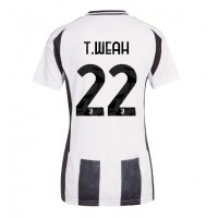 Camisa de time de futebol Juventus Timothy Weah #22 Replicas 1º Equipamento Feminina 2024-25 Manga Curta